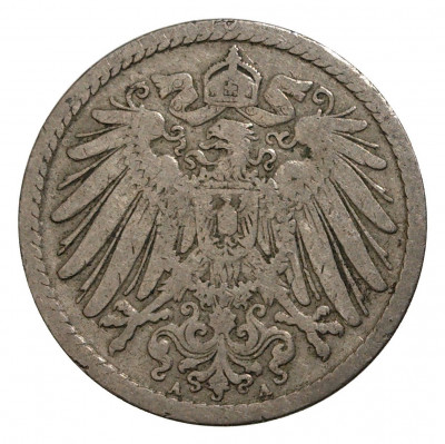5 пфеннигов 1898 года A Германия