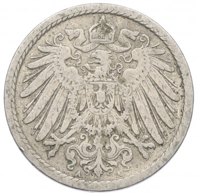 5 пфеннигов 1901 года A Германия