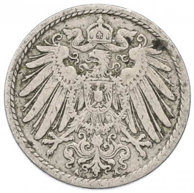 5 пфеннигов 1902 года A Германия