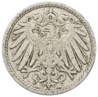 5 пфеннигов 1911 года A Германия