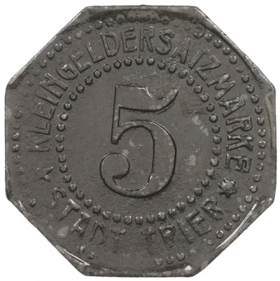 5 пфеннигов 1917 года Германия — город Трир (Нотгельд)