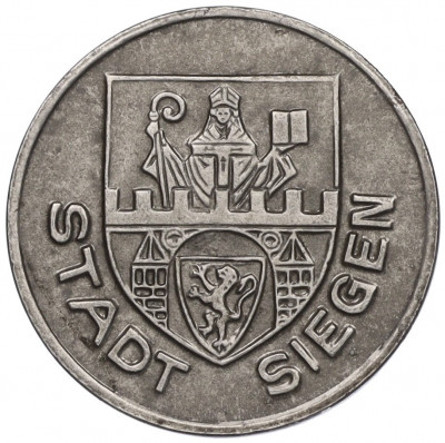 5 пфеннигов 1918 года Германия — город Зиген (Нотгельд)