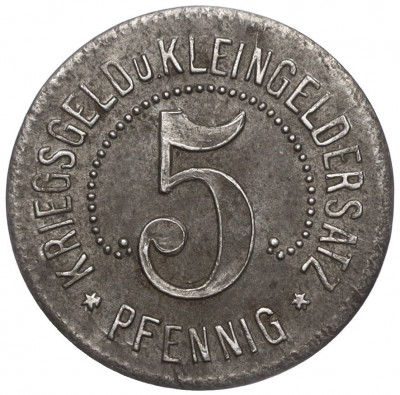 5 пфеннигов 1918 года Германия — город Нюртинген (Нотгельд)
