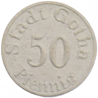 50 пфеннигов 1920 года Германия — город Гота (Нотгельд)
