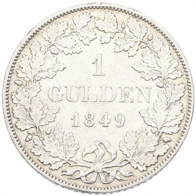1 гульден 1849 года Бавария