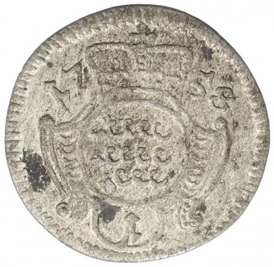 1 крейцер 1758 года Вюртемберг