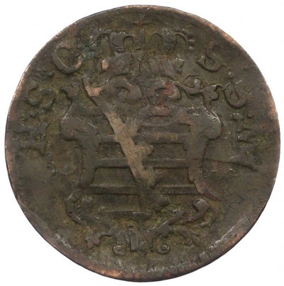 1 пфенниг 1772 года Саксен-Кобург-Заальфельд