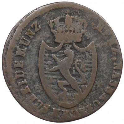 1 пфенниг 1813 года Нассау