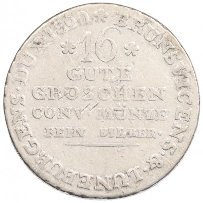 16 грошей 1820 года Ганновер (Георг IV)