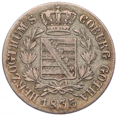 3 крейцера 1835 года Саксен-Кобург-Гота