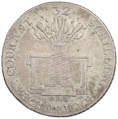 32 шиллинга 1795 года Гамбург
