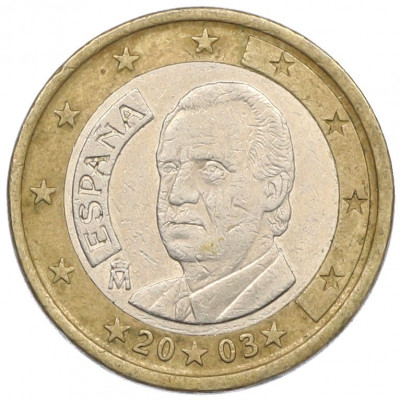 1 евро 2003 года Испания