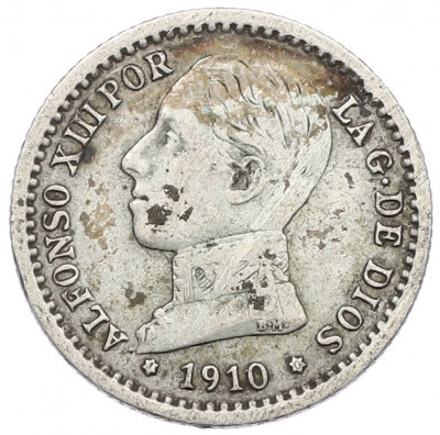 50 сентимо 1910 года Испания