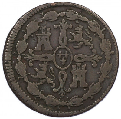 8 мараведи 1820 года Испания