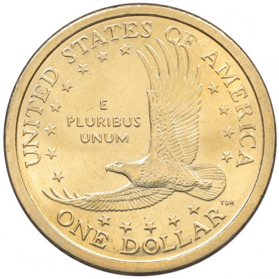 1 доллар 2000 года D США Сакагавея «Парящий орел»