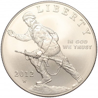 1 доллар 2012 года W США «Морской пехотинец»