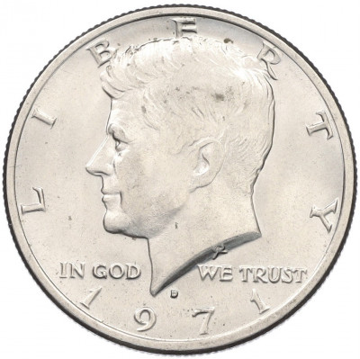 1/2 доллара (50 центов) 1971 года D США