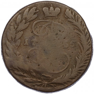 2 копейки 1765 года ЕМ