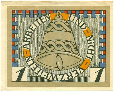 1 марка 1920 года Германия — Аугустенбург (Нотгельд)