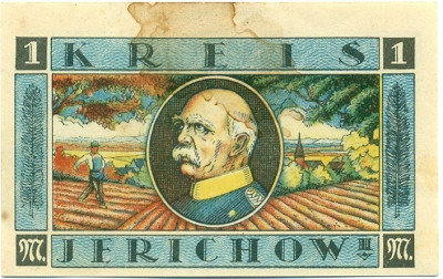 1 марка 1921 года Германия — Иерихов (Нотгельд)