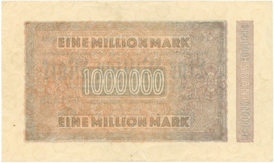 1 миллион марок 1923 года Германия