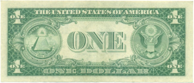 1 доллар 1935 года США «Серебряный сертификат»