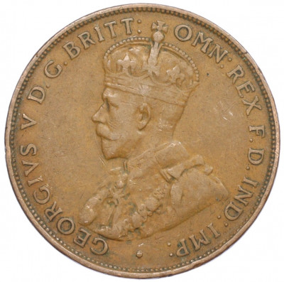 1 пенни 1933 года Австралия