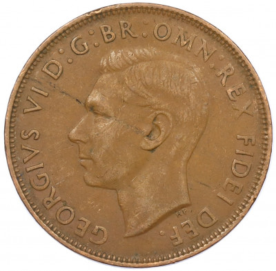 1 пенни 1952 года Австралия