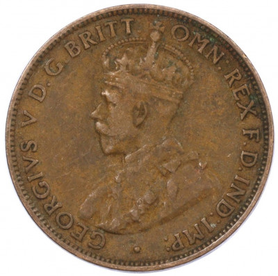 1/2 пенни 1927 года Австралия