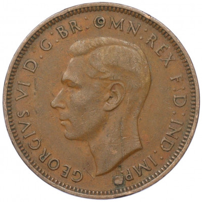 1/2 пенни 1938 года Австралия