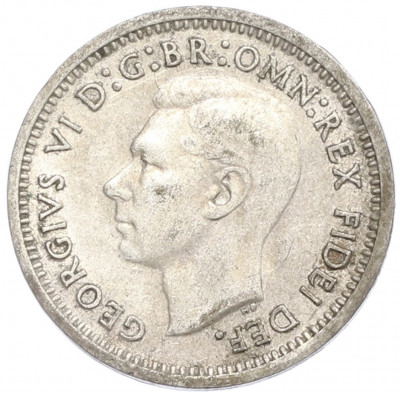 3 пенса 1951 года PL Австралия