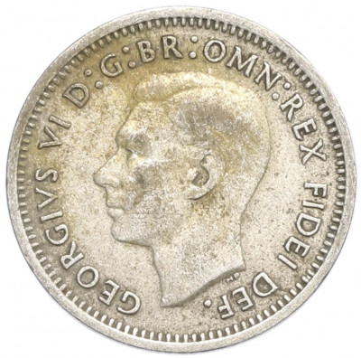 3 пенса 1951 года PL Австралия