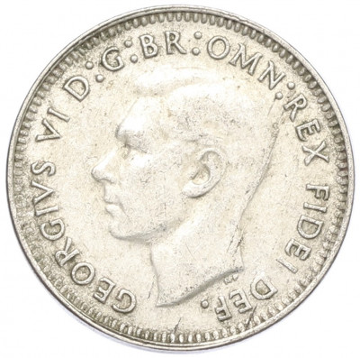 3 пенса 1951 года Австралия