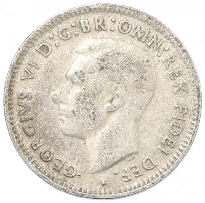 3 пенса 1952 года Австралия