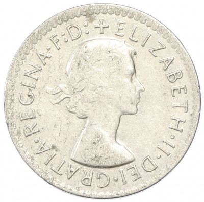 3 пенса 1956 года Австралия