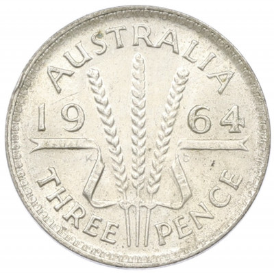 3 пенса 1964 года Австралия