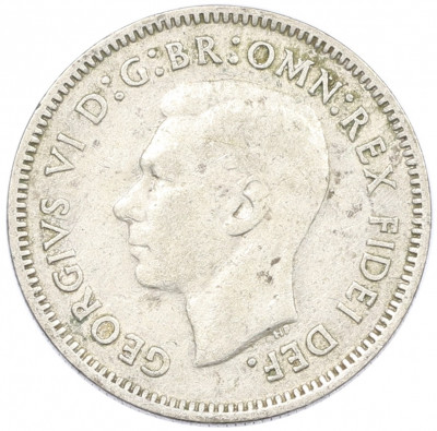 6 пенсов 1951 года PL Австралия