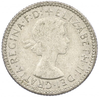 6 пенсов 1955 года Австралия