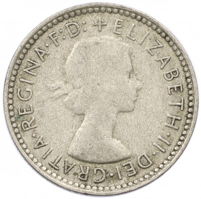 6 пенсов 1959 года Австралия