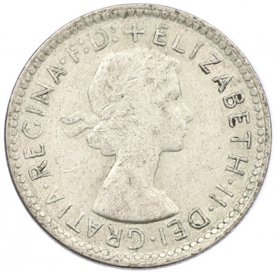 6 пенсов 1962 года Австралия