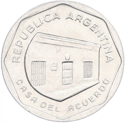 10 аустралей 1989 года Аргентина