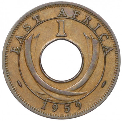 1 цент 1959 года KN Британская Восточная Африка