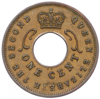 1 цент 1959 года KN Британская Восточная Африка