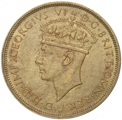 2 шиллинга 1939 года H Британская Западная Африка