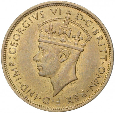 2 шиллинга 1947 года Н Британская Западная Африка