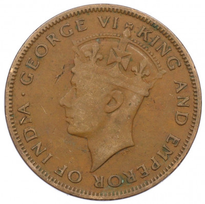 1 цент 1945 года Британский Гондурас