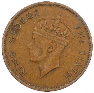 1 цент 1950 года Британский Гондурас