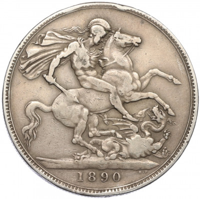 1 крона 1890 года Великобритания