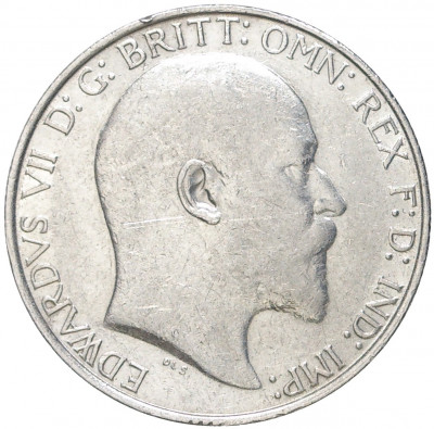 1 флорин (2 шиллинга) 1908 года Великобритания