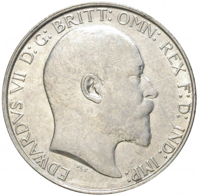 1 флорин (2 шиллинга) 1910 года Великобритания